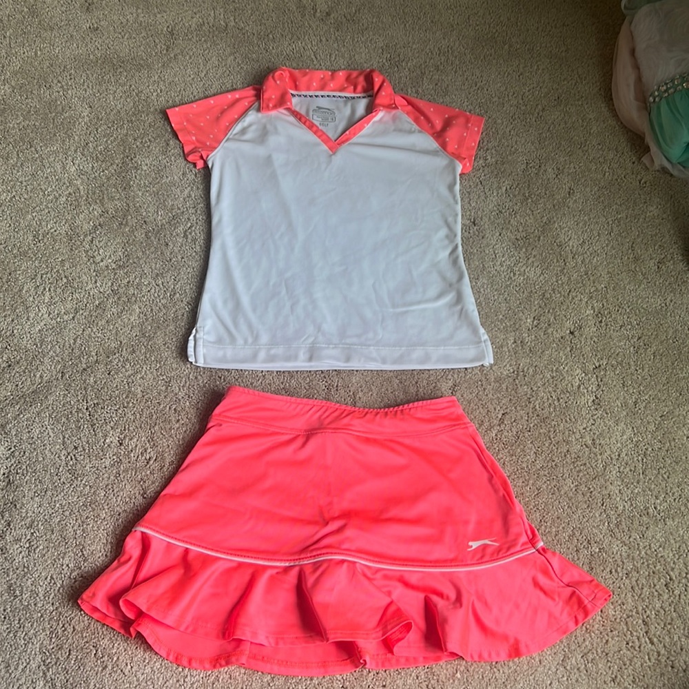 slazenger girls coral golf set